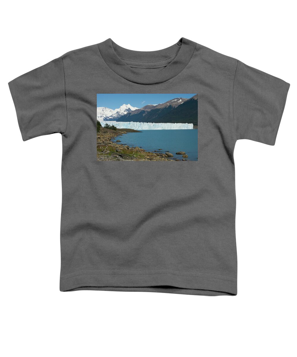 Patagonia Toddler T-Shirt featuring the photograph White Glacier by Richard Gehlbach