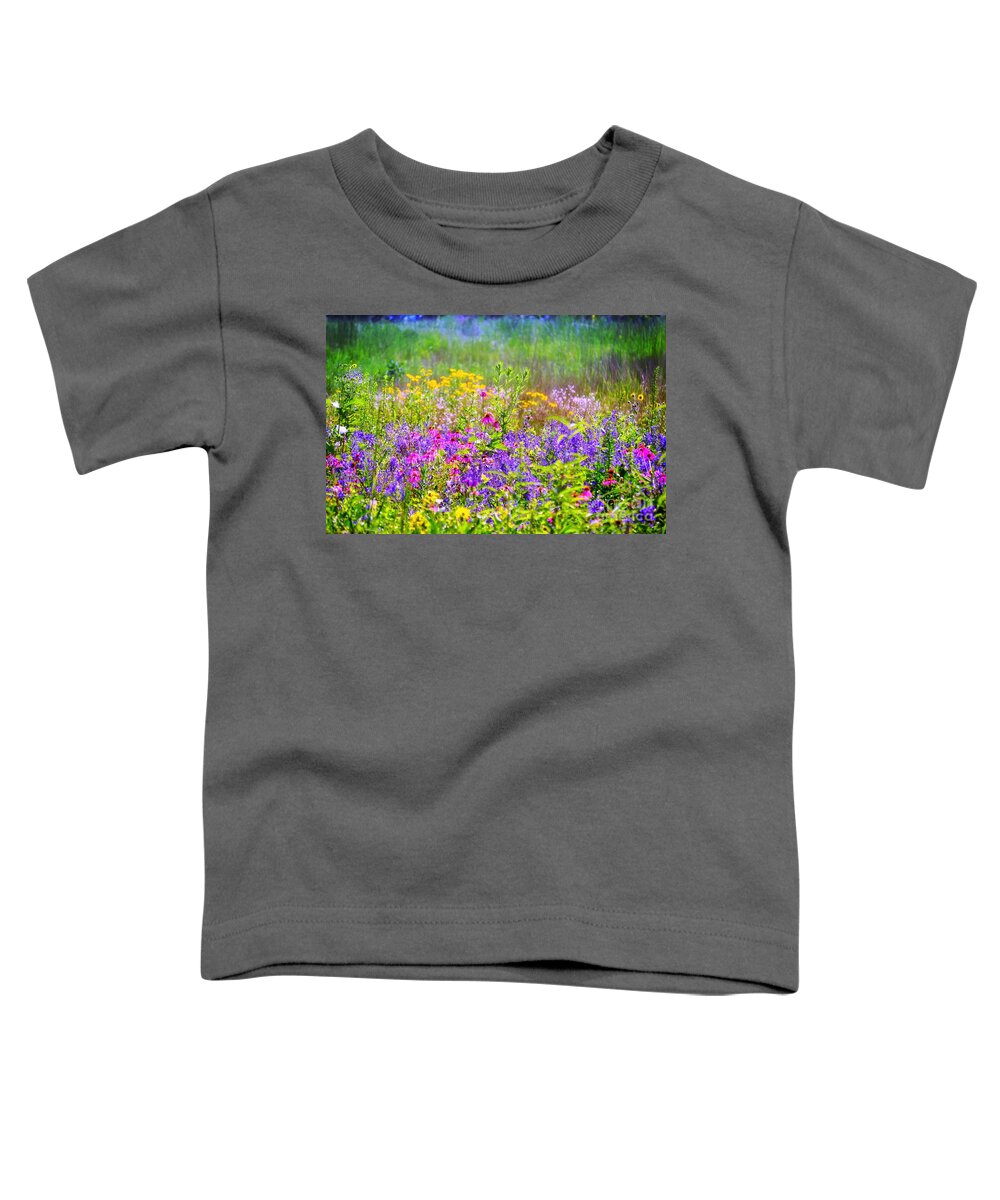 Wildflower Gardens Toddler T-Shirt featuring the photograph Wildflower Beauty by Peggy Franz
