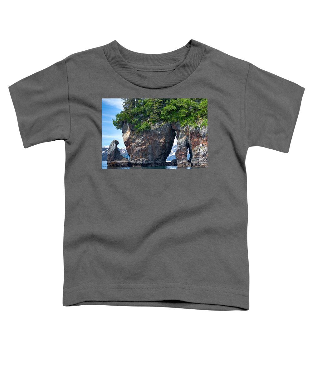 Alaska Toddler T-Shirt featuring the photograph Window Rock by Jo Ann Tomaselli