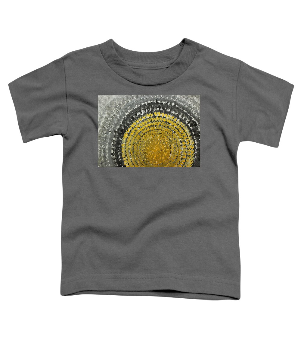 Sun Toddler T-Shirt featuring the painting Winter Sun original painting by Sol Luckman