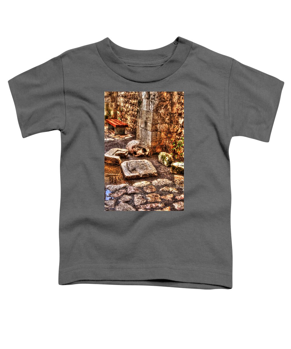Western Wall Toddler T-Shirt featuring the photograph Stones That Don't Lie - Israel by Doc Braham