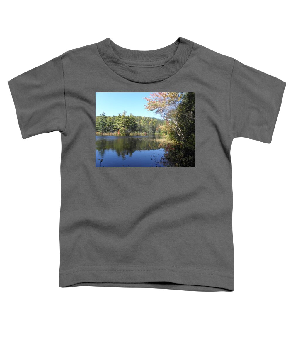Fall Toddler T-Shirt featuring the photograph Fall in New England #2 by Kim Galluzzo