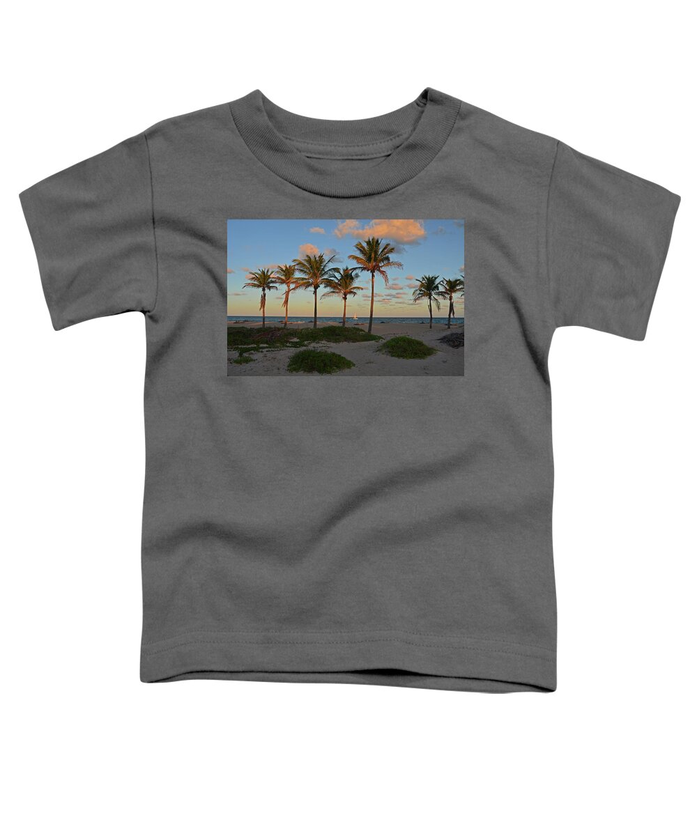  Toddler T-Shirt featuring the photograph 30- Palms In Paradise by Joseph Keane