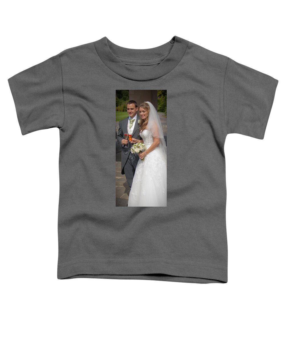 Church Toddler T-Shirt featuring the photograph Tim and Finn Wedding 2012 #31 by Chris Boulton