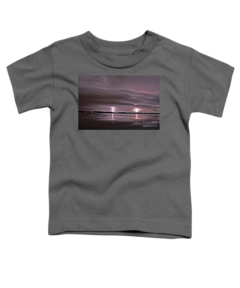 Science Toddler T-Shirt featuring the photograph Lightning #4 by Science Source