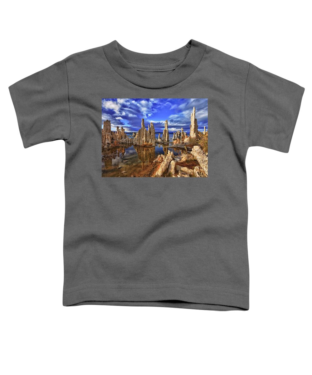 Tufa Toddler T-Shirt featuring the photograph Among The Tufas by Beth Sargent