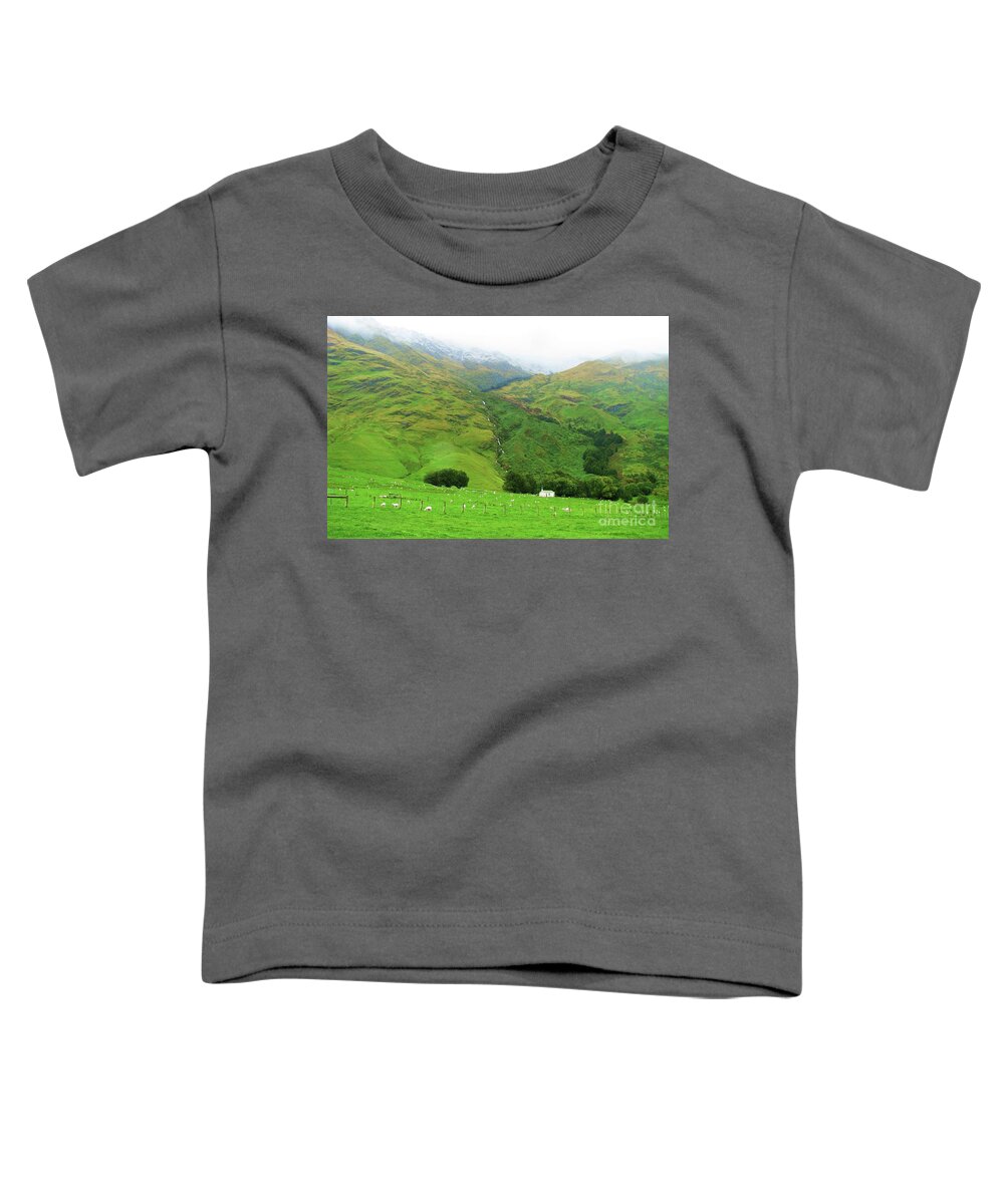 New Zealand Toddler T-Shirt featuring the photograph Aspiring Scene by Michele Penner