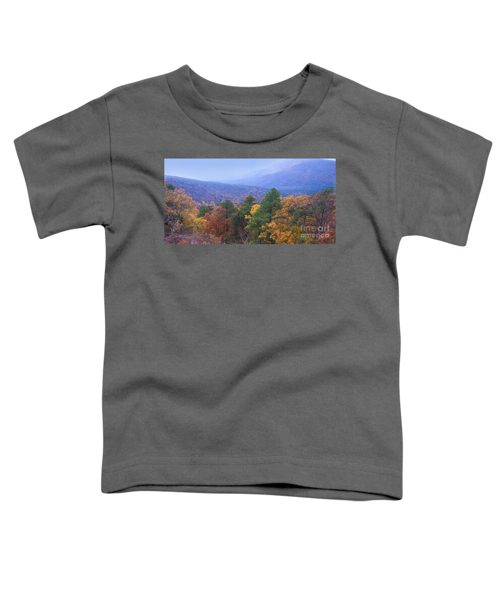 National Scenic Byway Toddler T-Shirt featuring the photograph Autumn Splendor by Betty LaRue