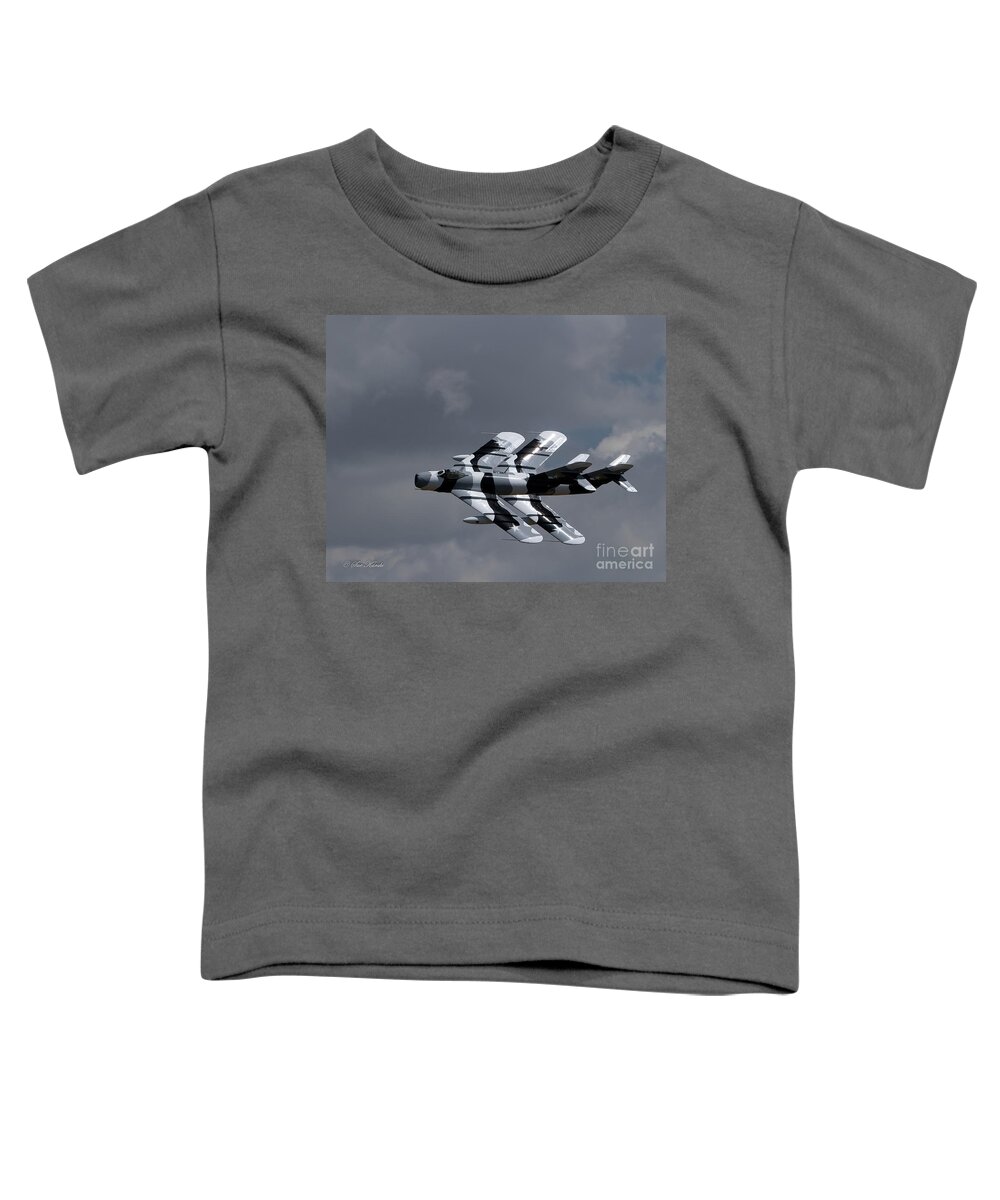 Airshow Toddler T-Shirt featuring the photograph Black Diamond pair by Sue Karski