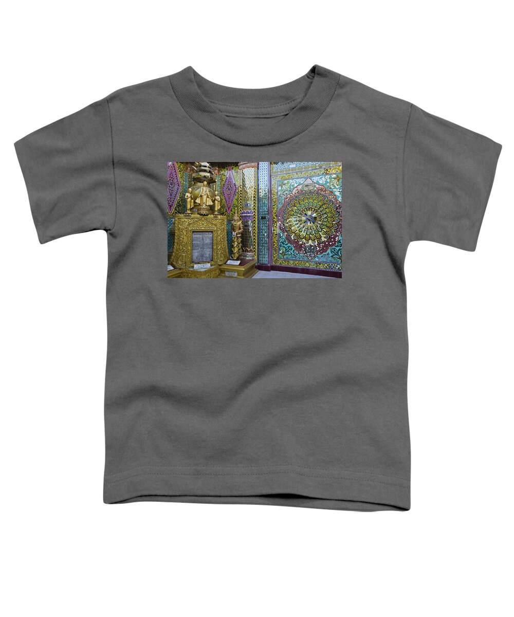 Buddha Toddler T-Shirt featuring the photograph Buddhist Mosaic by Michele Burgess