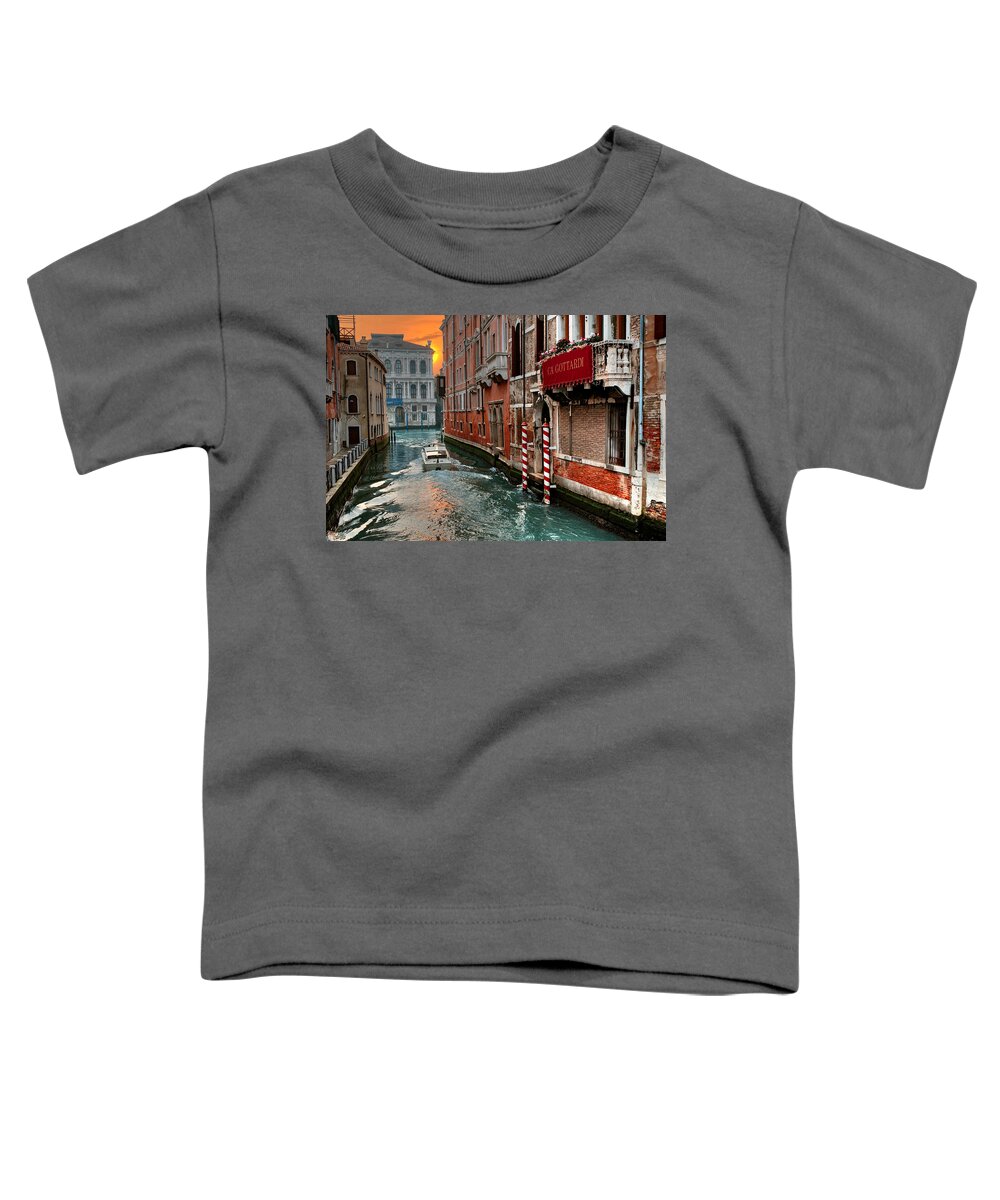 Venice Italy Toddler T-Shirt featuring the photograph Ca' Gottardi. Venezia by Juan Carlos Ferro Duque