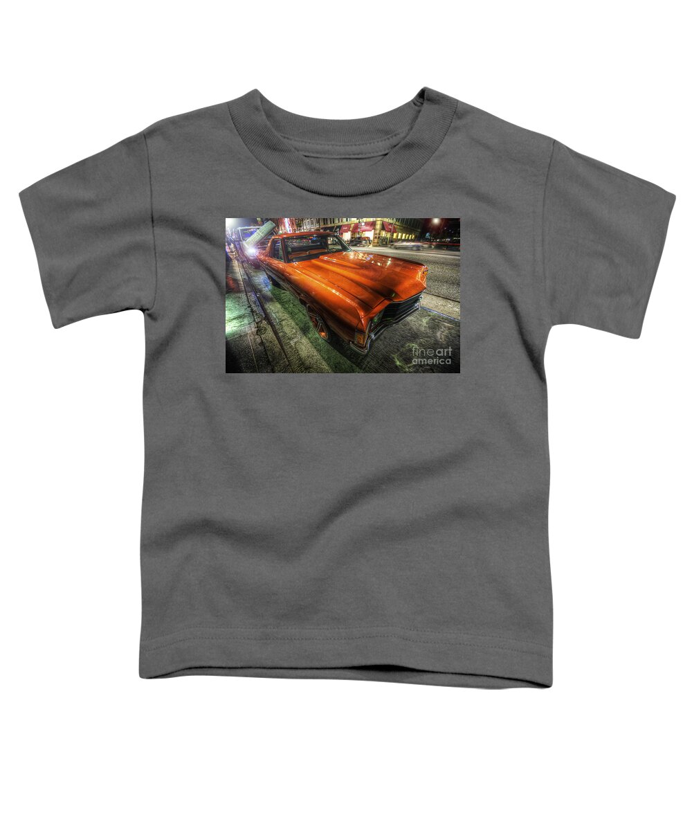 Yhun Suarez Toddler T-Shirt featuring the photograph Chevy Impala by Yhun Suarez