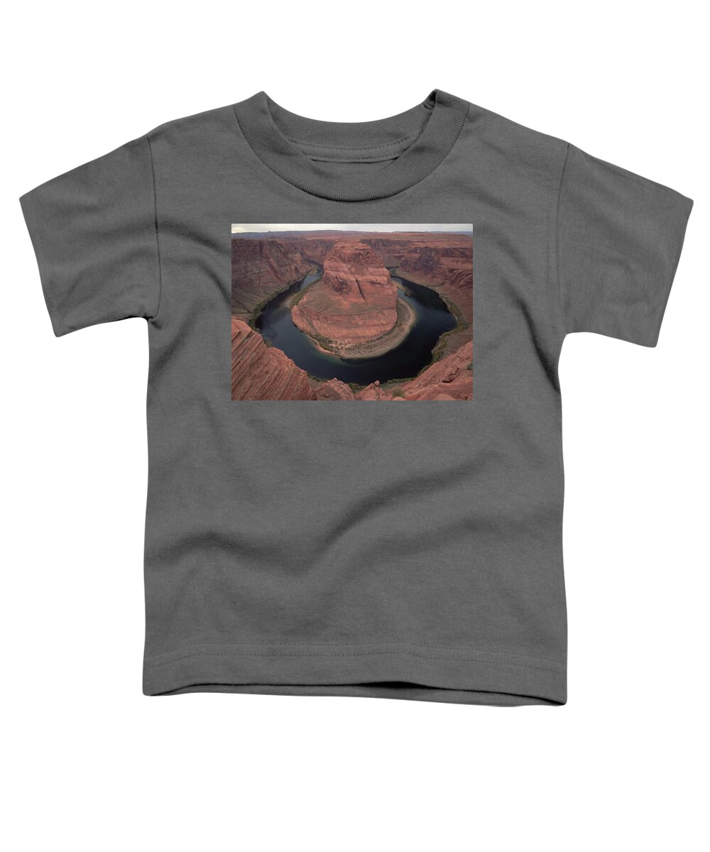 00174211 Toddler T-Shirt featuring the photograph Colorado River At Horseshoe Bend by Tim Fitzharris