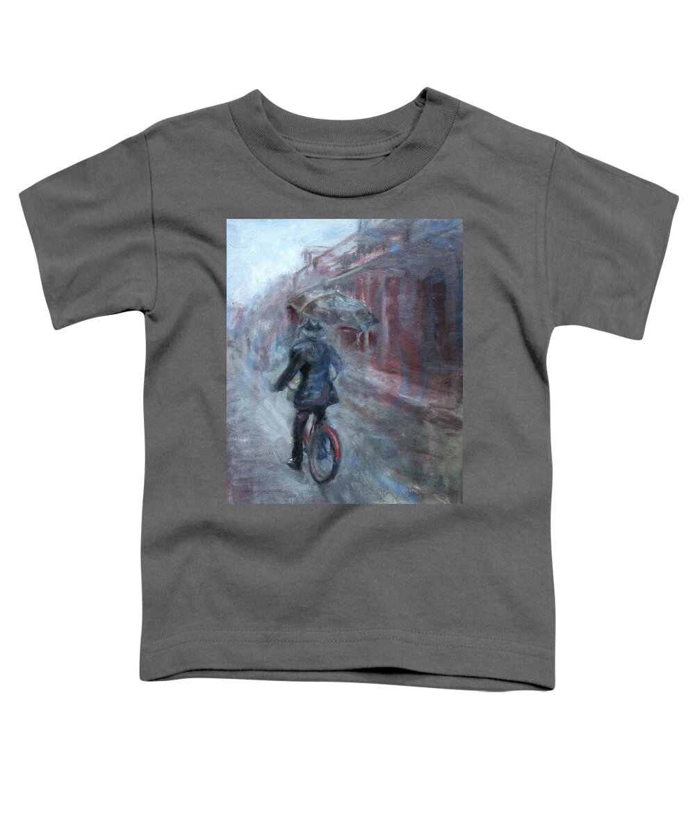 Impressionism Toddler T-Shirt featuring the painting Every Day's a Parade by Quin Sweetman