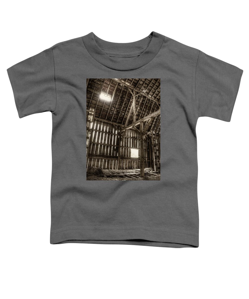 Barn Toddler T-Shirt featuring the photograph Hay Loft by Scott Norris