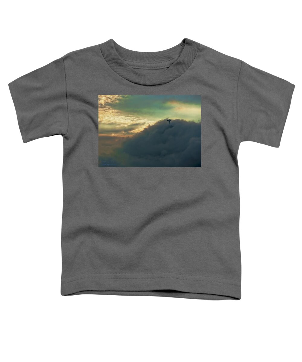 Clouds Toddler T-Shirt featuring the photograph Illusion by S Paul Sahm