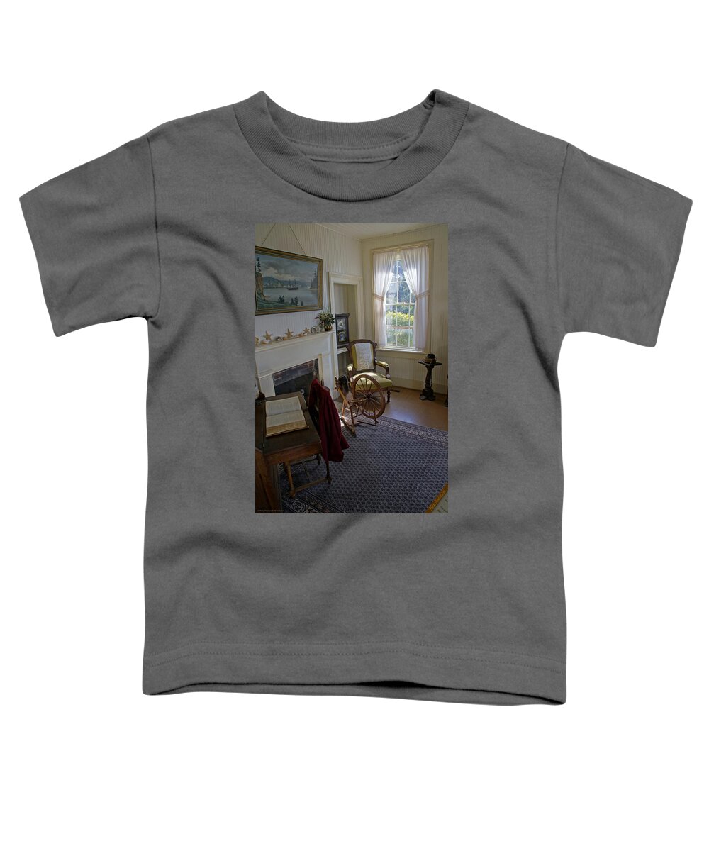 Lighthouse Toddler T-Shirt featuring the photograph Inside Yaquina Bay Lighthouse by Mick Anderson