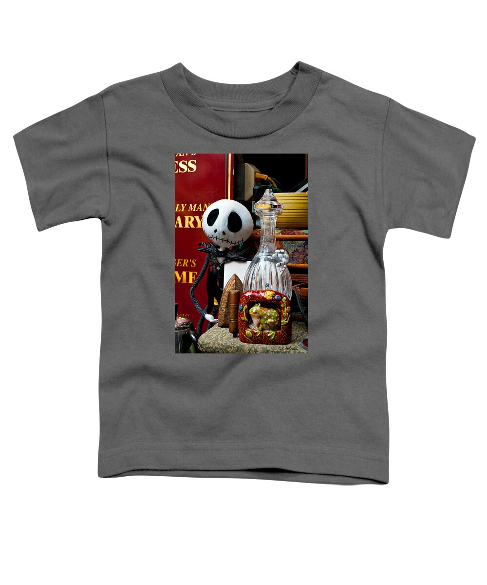Toy Toddler T-Shirt featuring the photograph Jack Amongst the Bric-A-Brac by Christopher Holmes