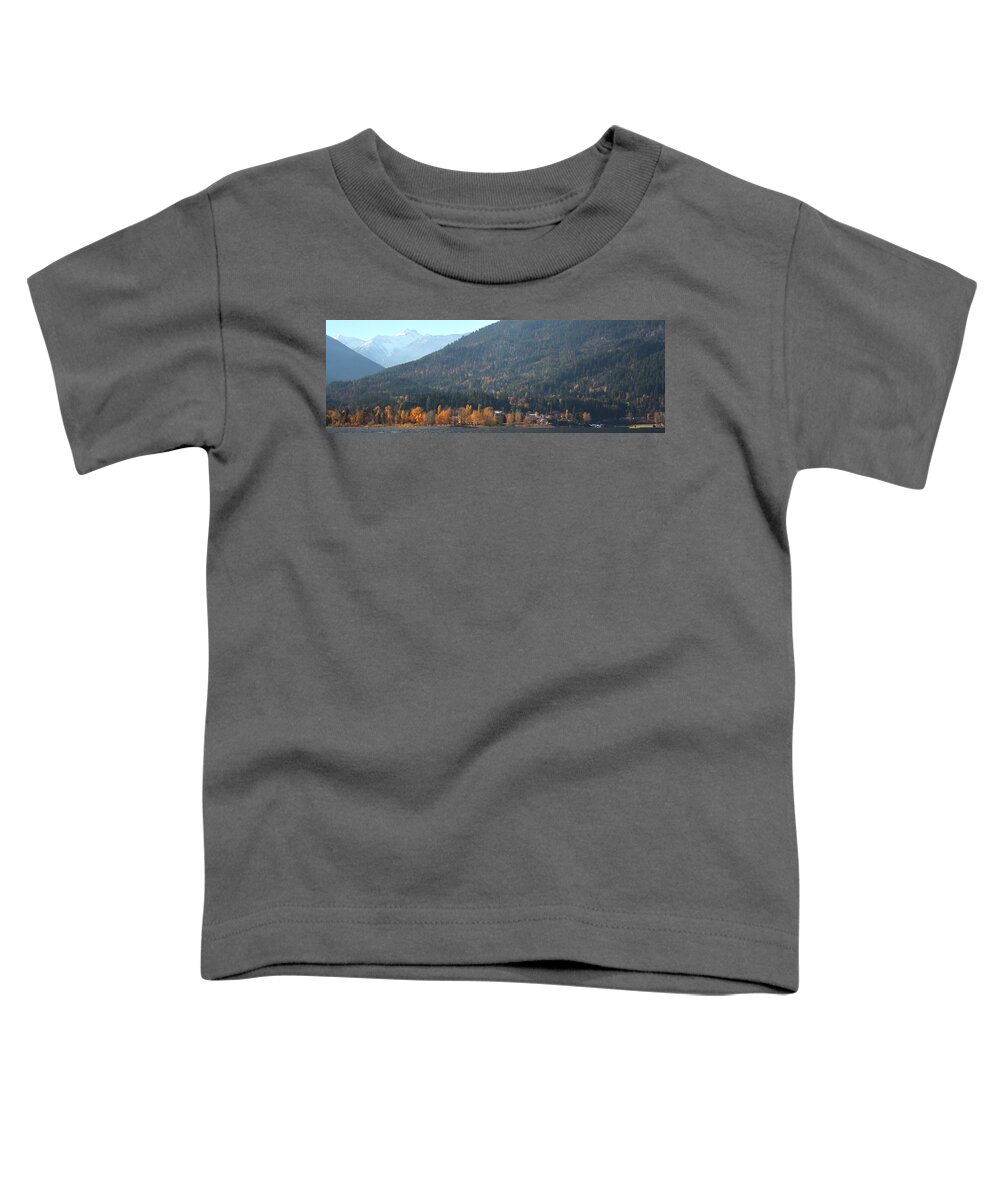 Kaslo Toddler T-Shirt featuring the photograph Kaslo in the Fall by Cathie Douglas