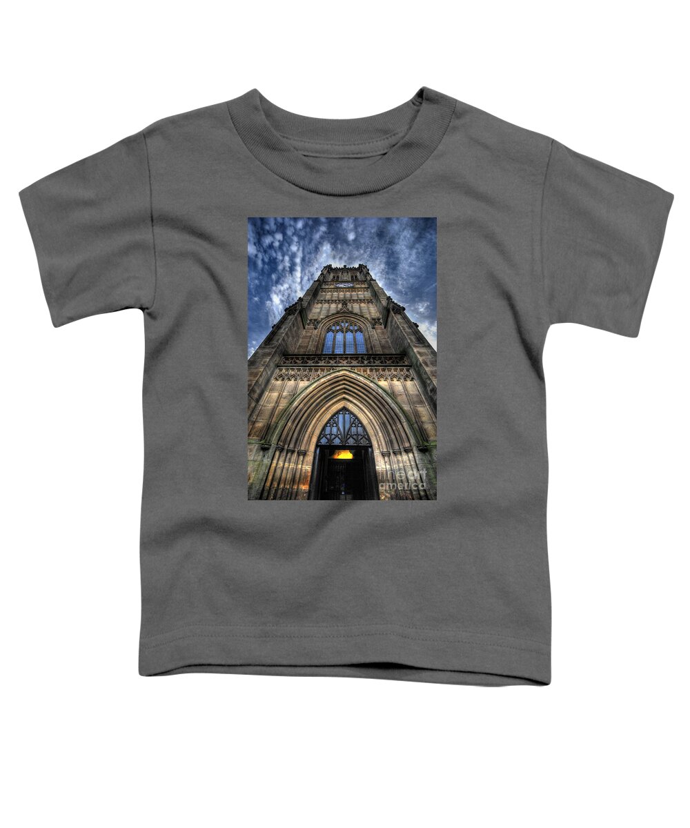Yhun Suarez Toddler T-Shirt featuring the photograph Leeds Parish Church by Yhun Suarez