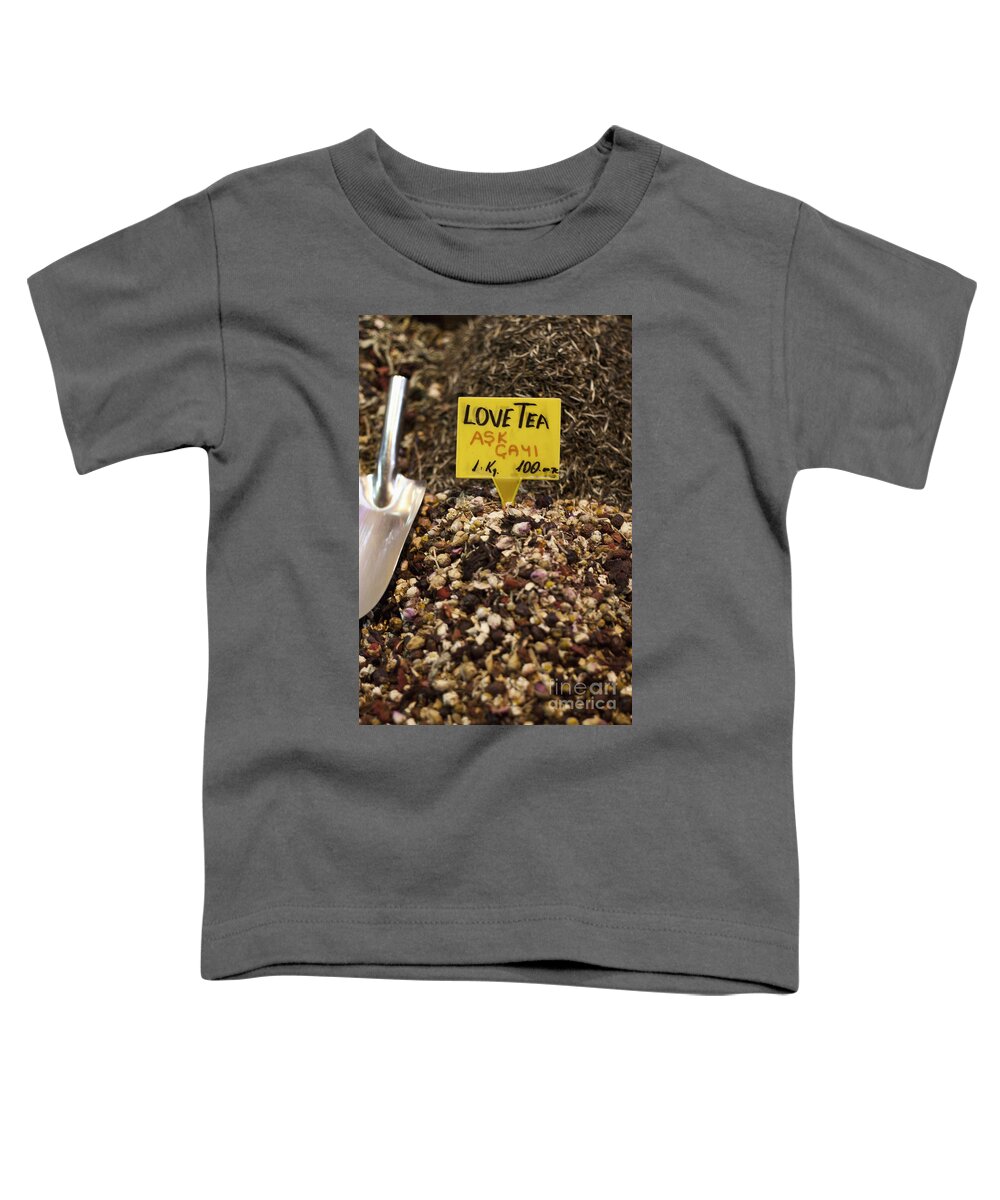 Love Toddler T-Shirt featuring the photograph Love Tea by Leslie Leda