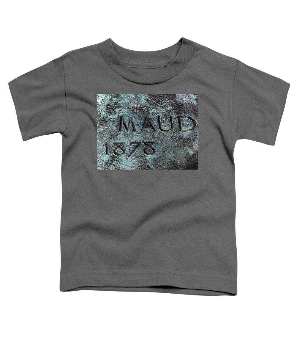 Memorial Toddler T-Shirt featuring the photograph Maud by Marie Jamieson
