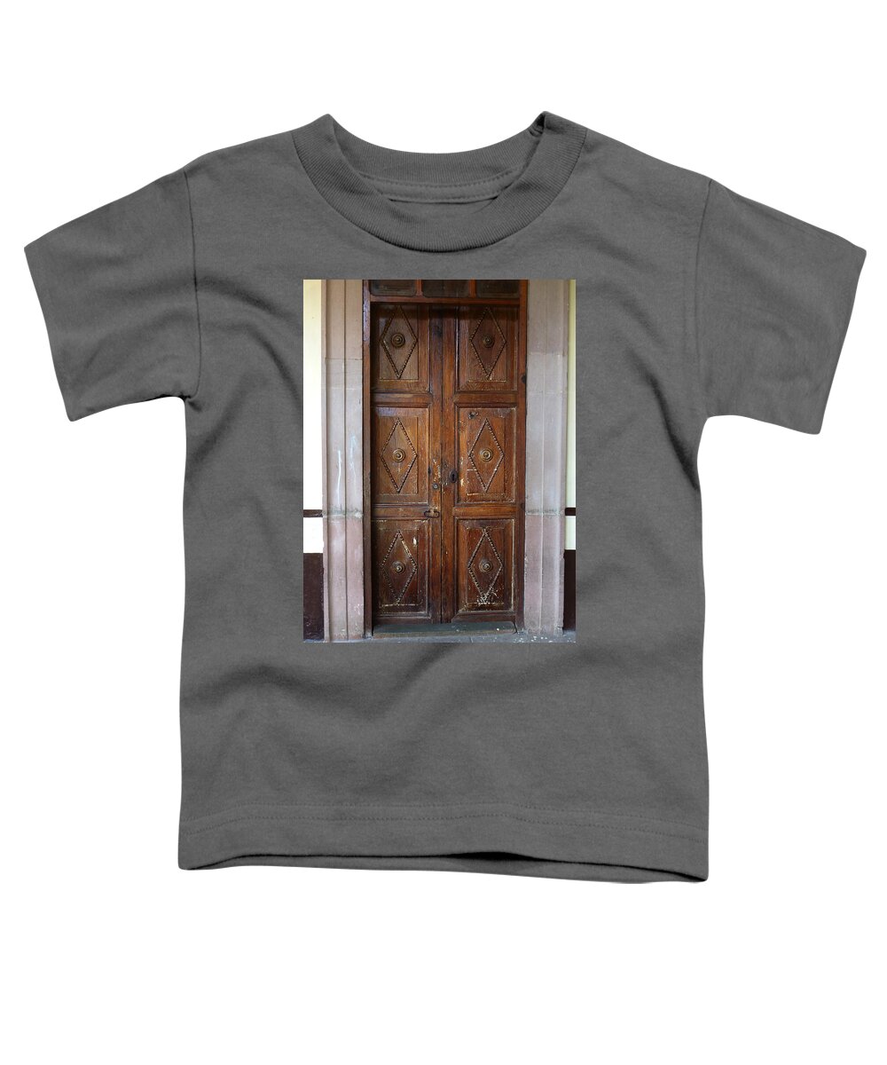North America Toddler T-Shirt featuring the photograph Mexican Door 57 by Xueling Zou