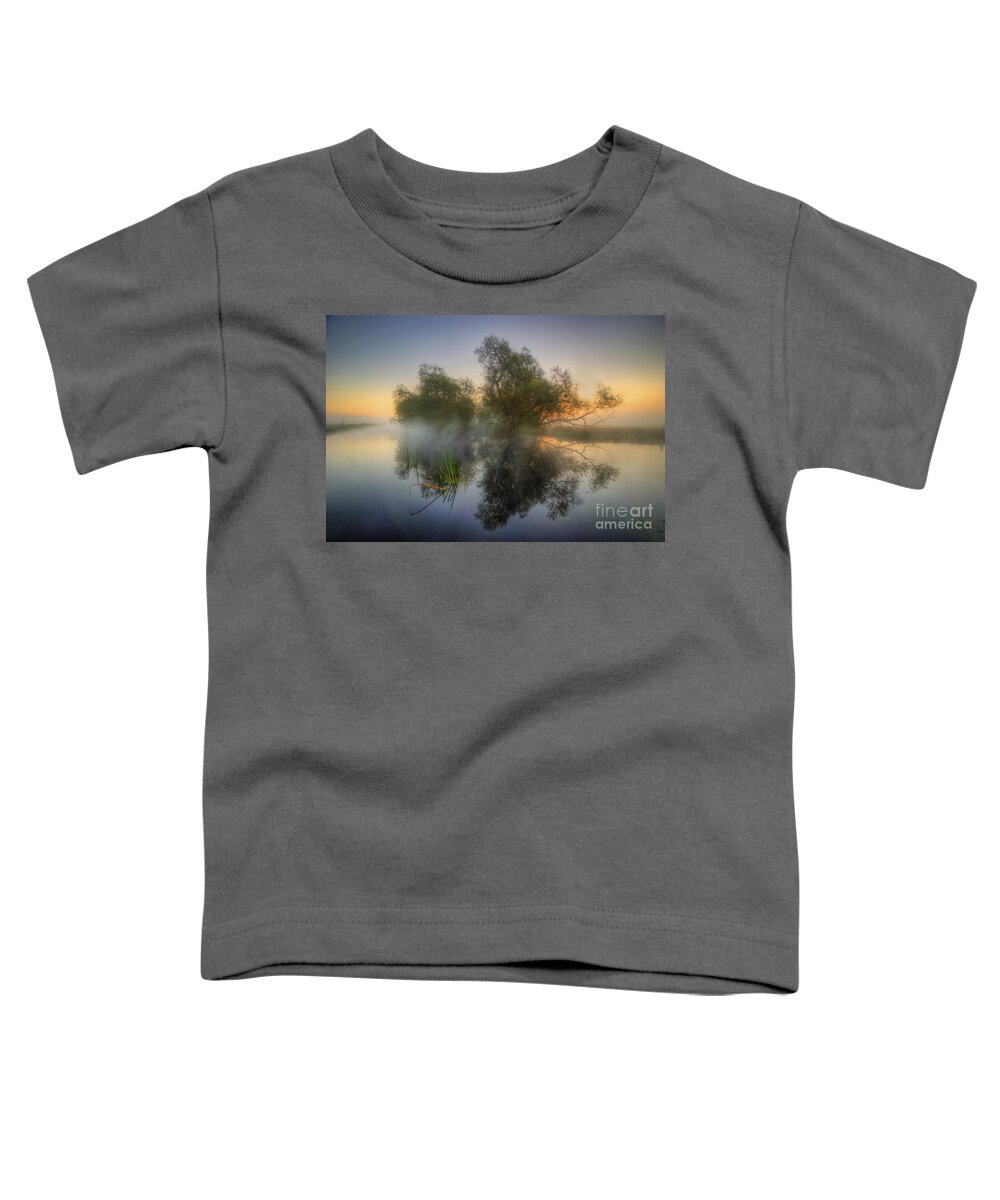 Hdr Toddler T-Shirt featuring the photograph Misty Dawn 2.0 by Yhun Suarez