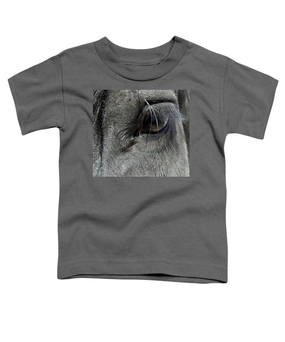 Eye Toddler T-Shirt featuring the photograph Oh The Lashes by Kim Galluzzo