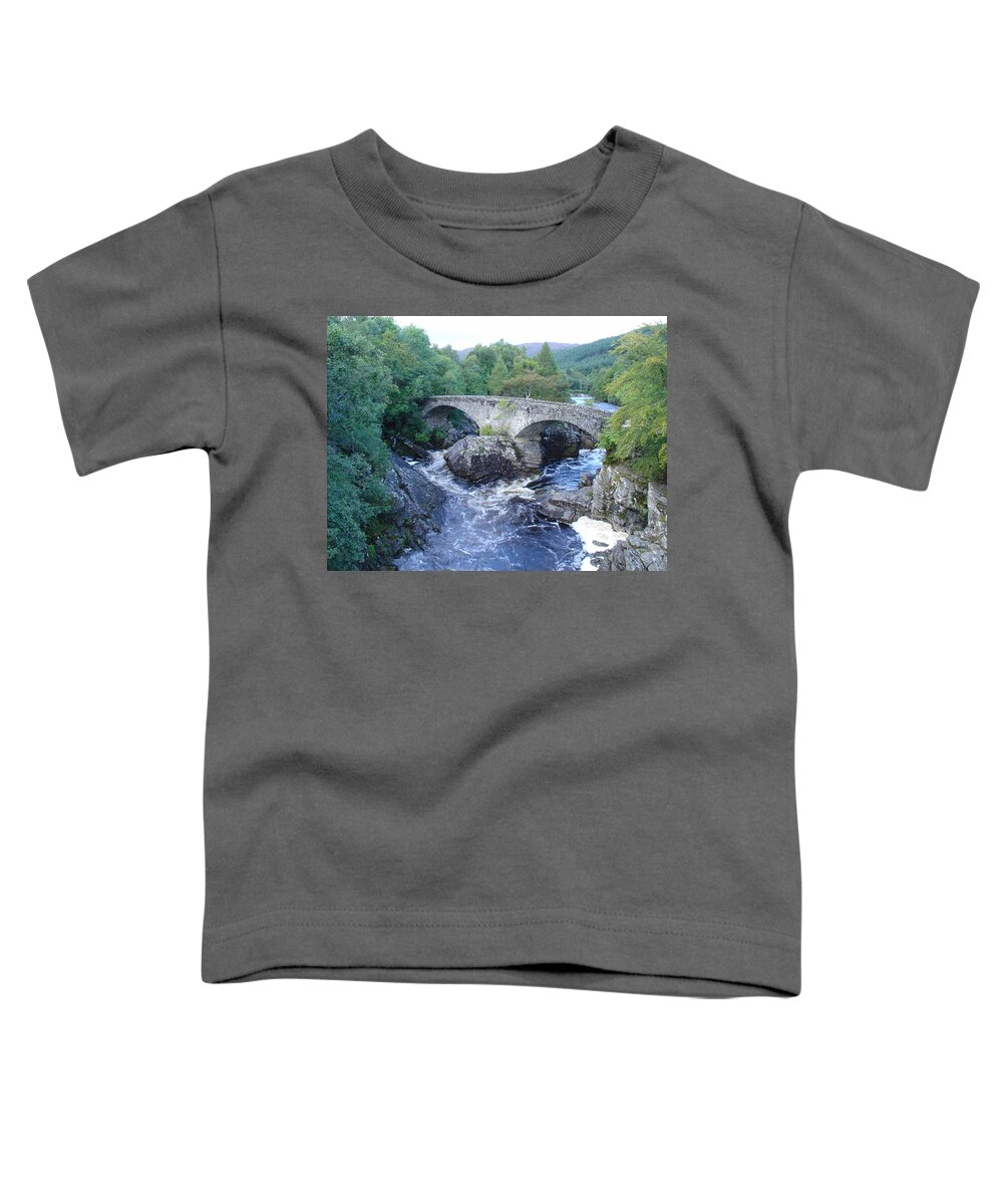 Invermoriston Toddler T-Shirt featuring the photograph Old Bridge at Invermoriston by Charles and Melisa Morrison