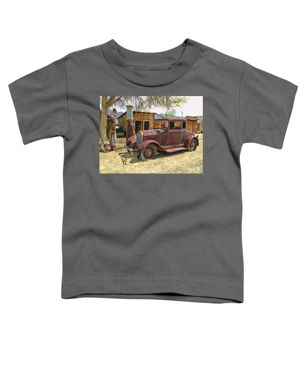 Cars Toddler T-Shirt featuring the photograph Retired Model T by Jason Abando