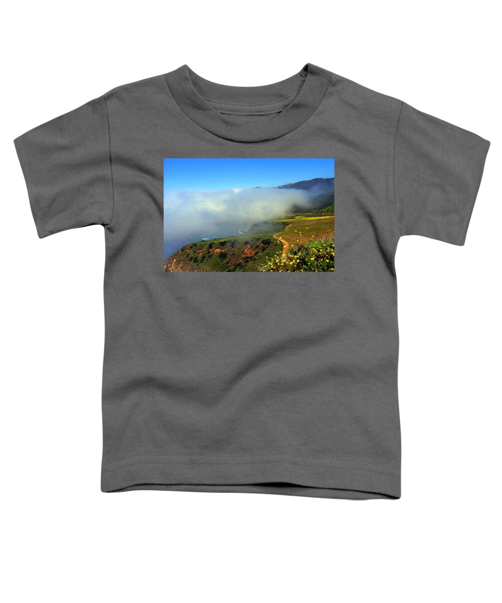 California Toddler T-Shirt featuring the photograph Scenic Pacific Coast by Caroline Stella