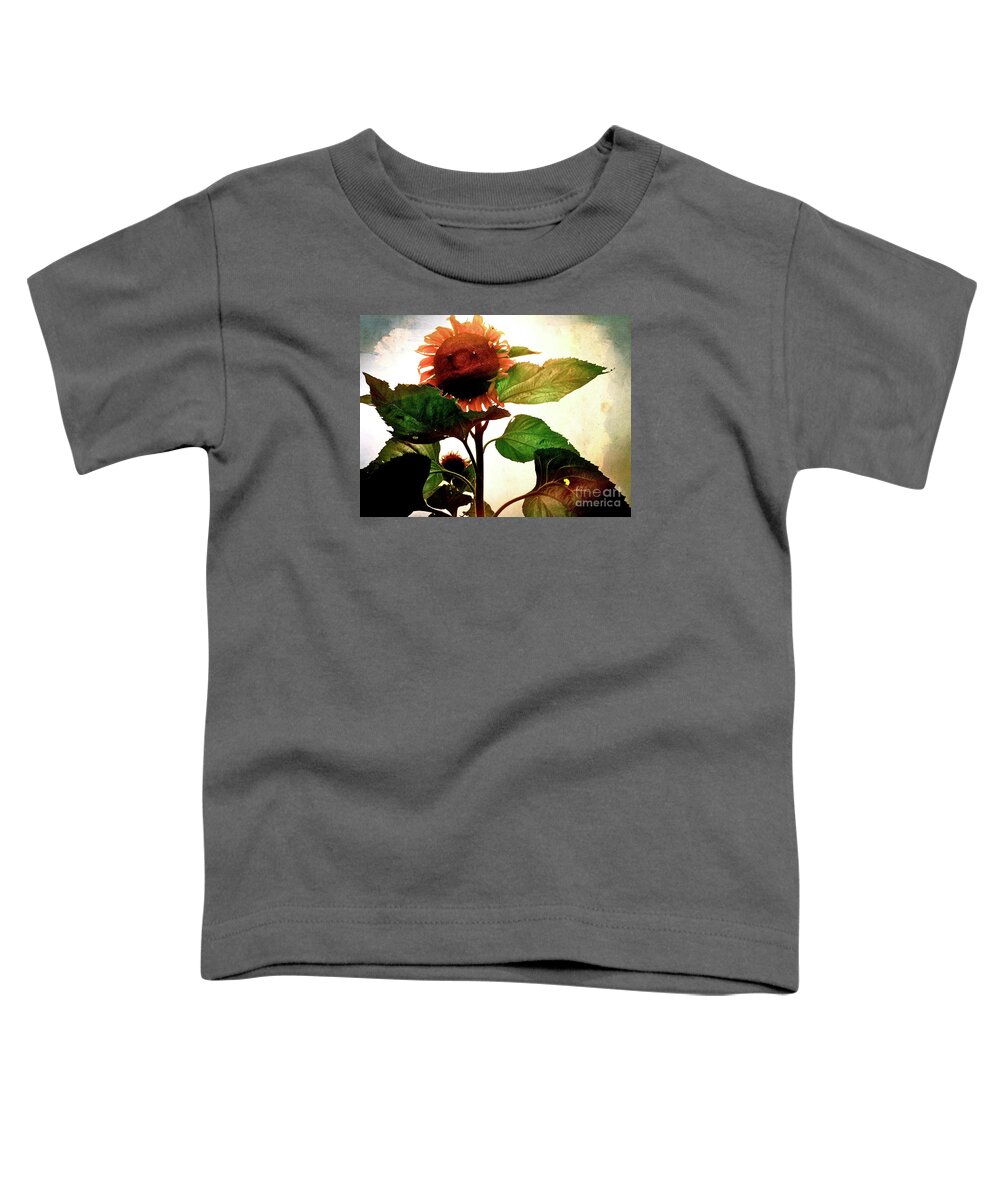 Sunflower Toddler T-Shirt featuring the photograph The Business of Bees by Kevyn Bashore