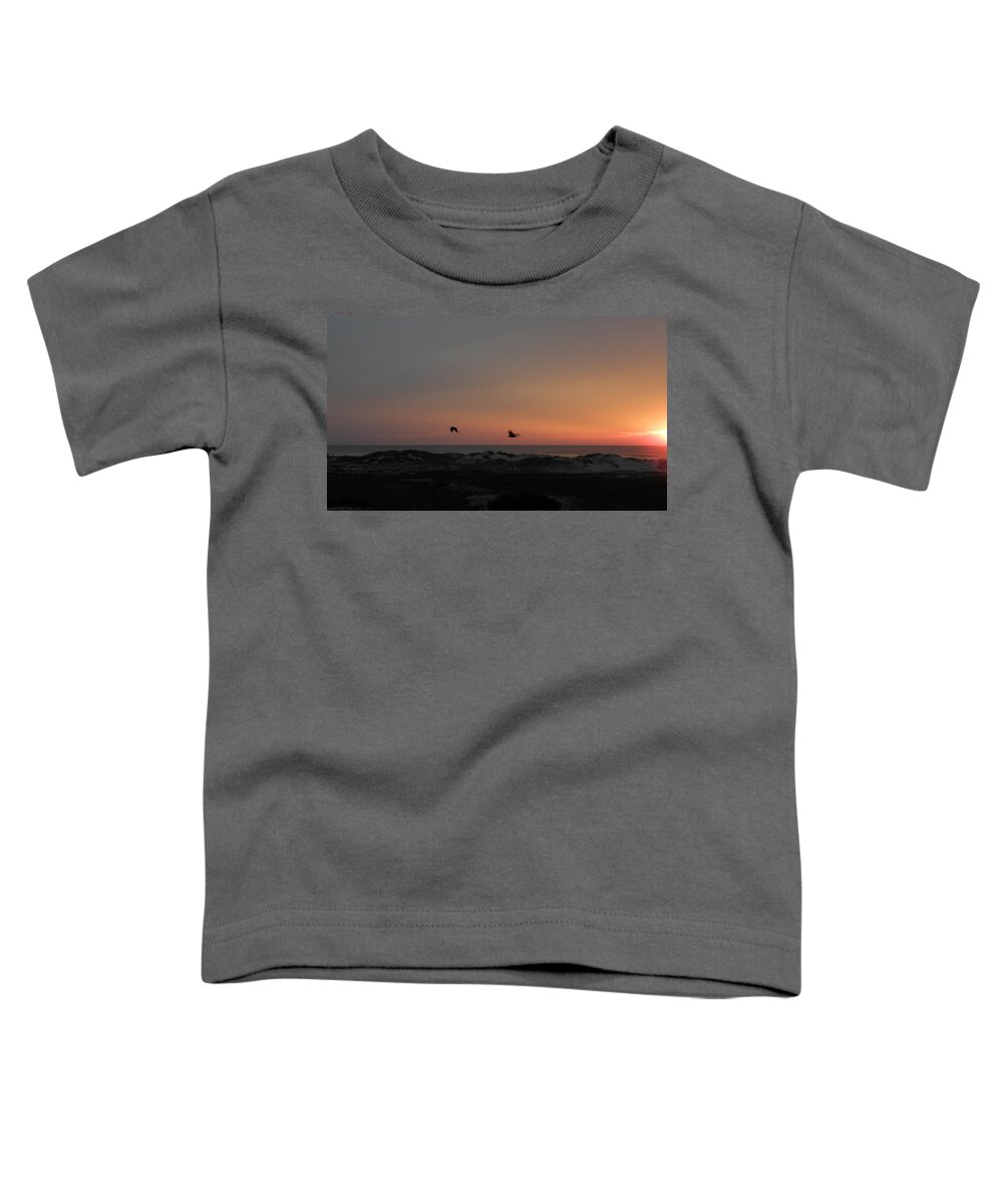 Landscape Photography Toddler T-Shirt featuring the photograph The Early Risers by Kim Galluzzo