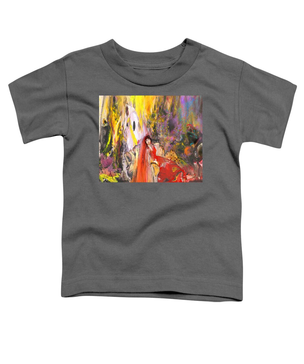 Fantasy Toddler T-Shirt featuring the painting The Harem by Miki De Goodaboom