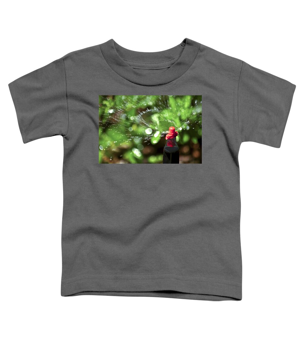 Watering Garden Toddler T-Shirt featuring the photograph Thirsty by Carolyn Marshall