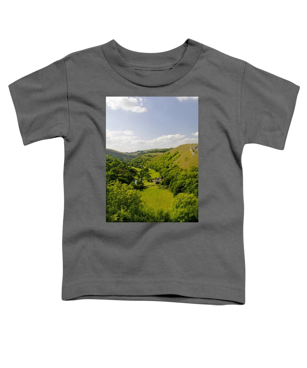Derbyshire Toddler T-Shirt featuring the photograph Upperdale from Monsal Head by Rod Johnson