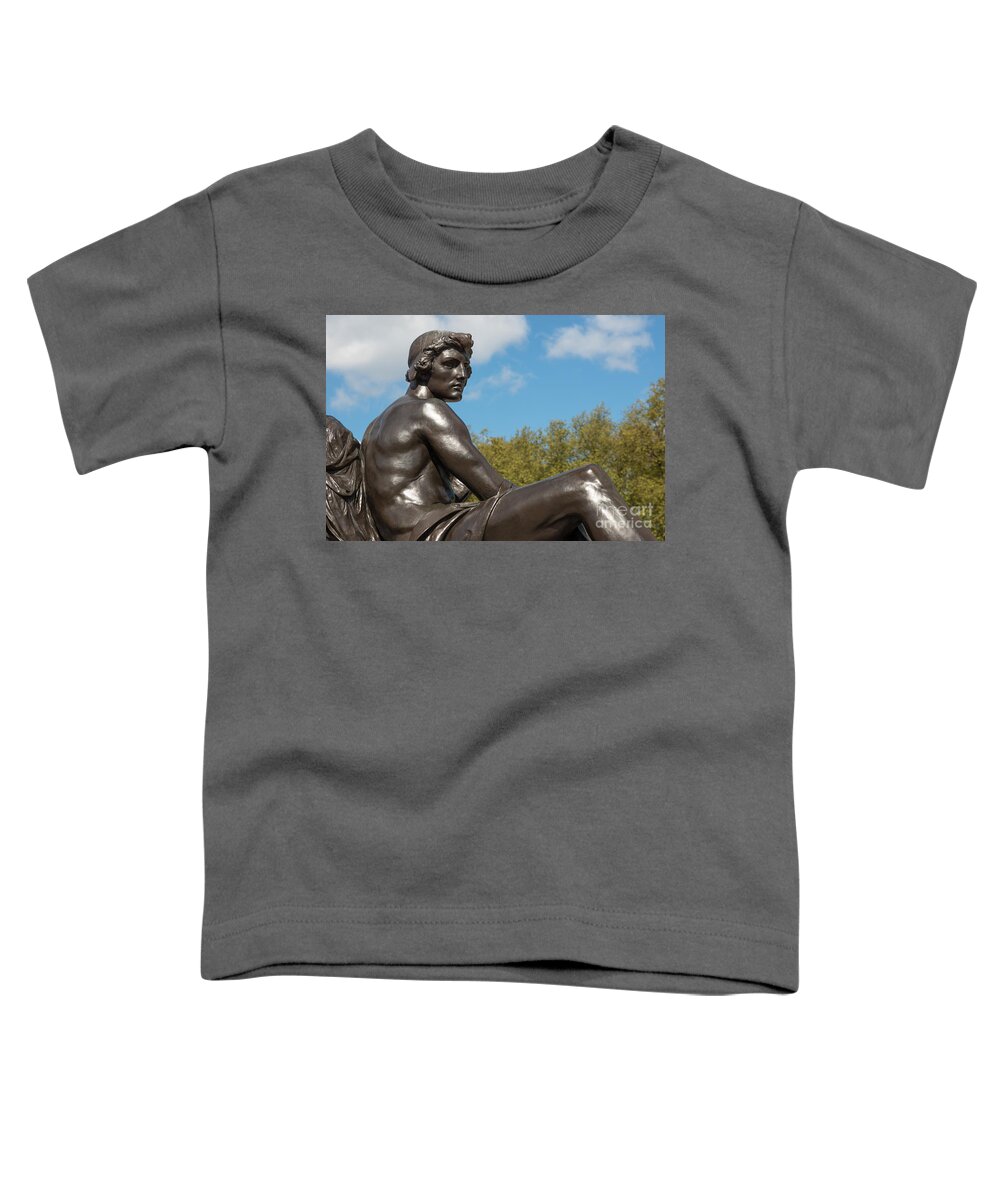 British Toddler T-Shirt featuring the photograph Victoria Memorial statue by Andrew Michael