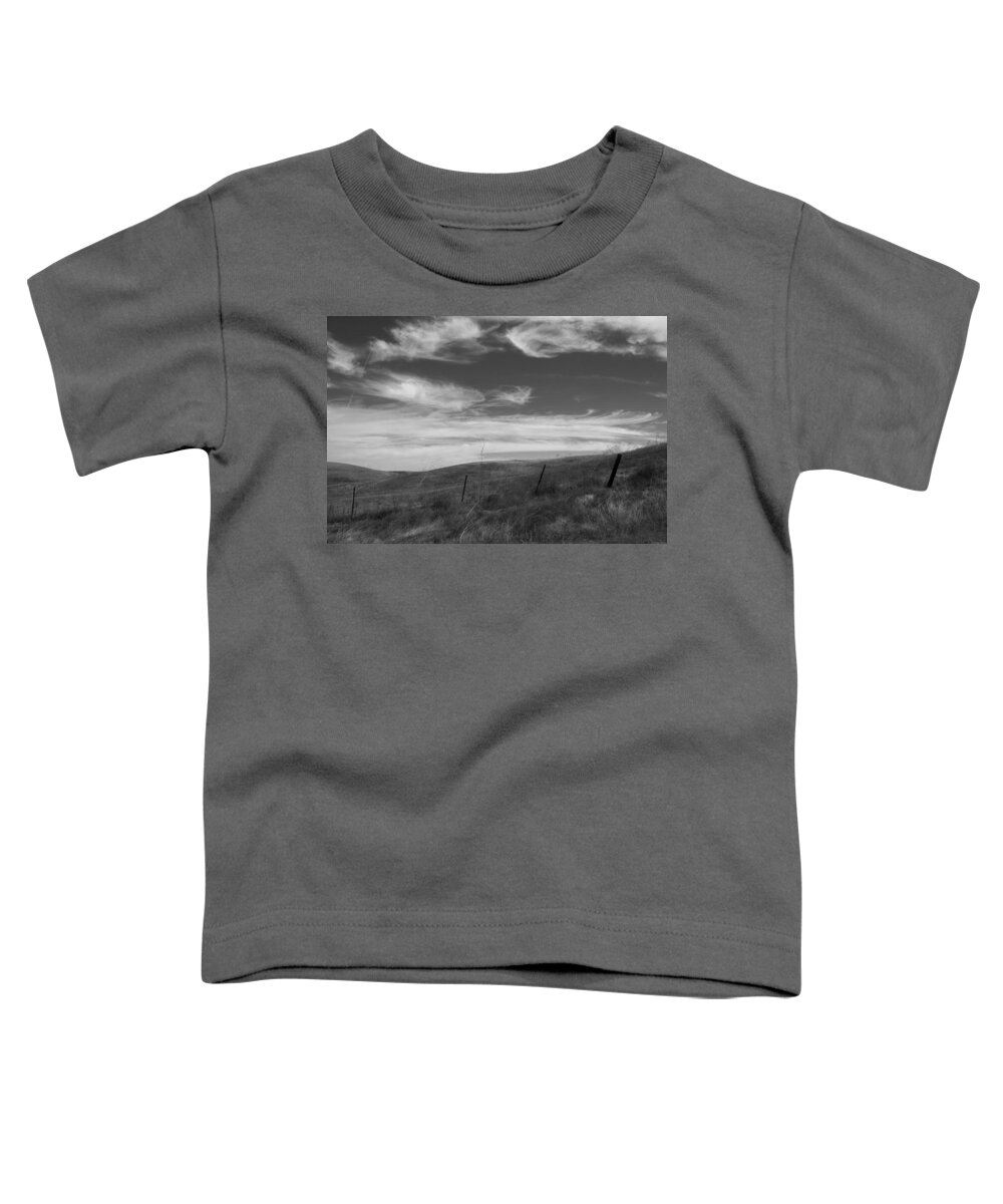 Hills Toddler T-Shirt featuring the photograph Whipping up the Hillside by Kathleen Grace