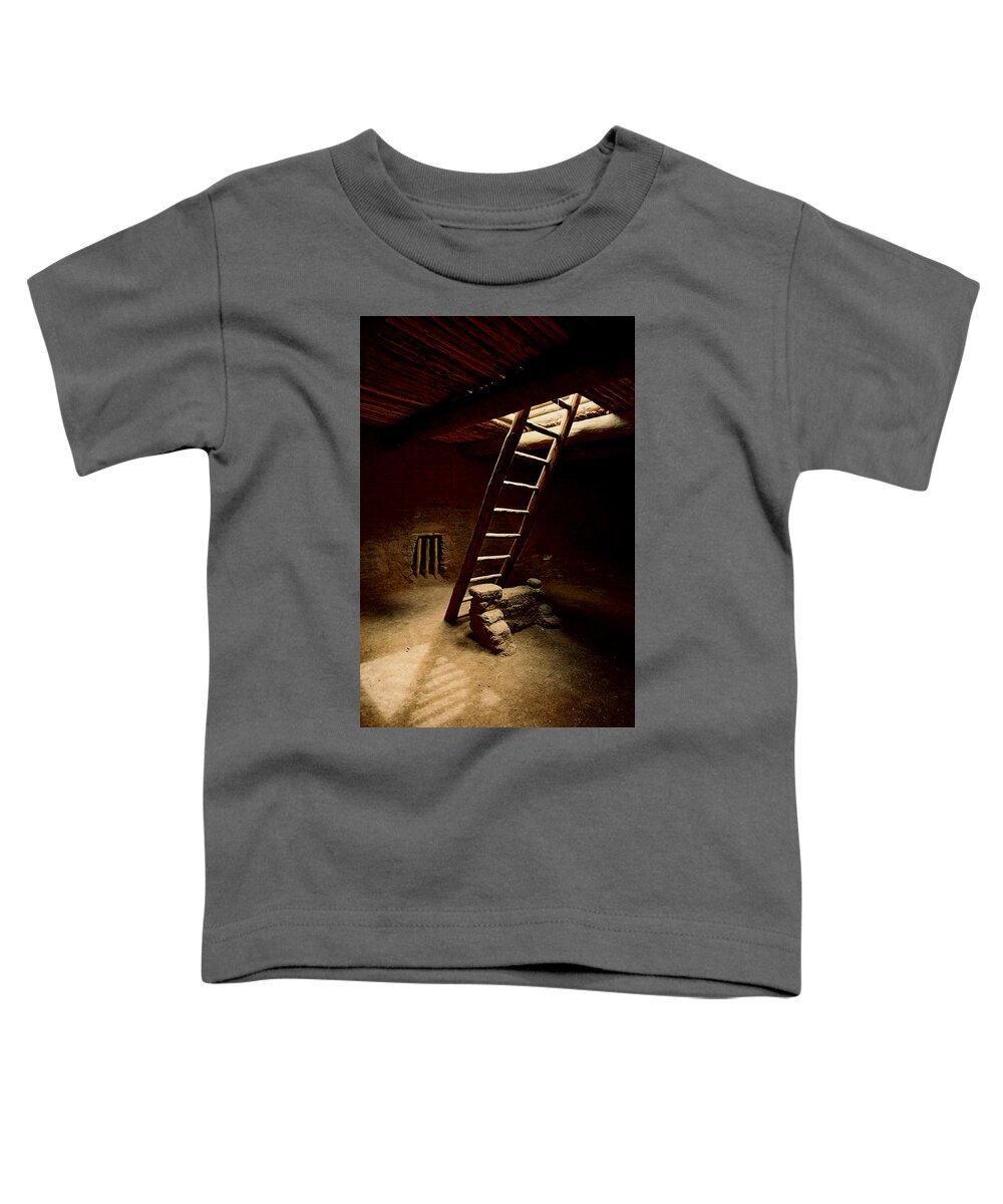 Pecos Toddler T-Shirt featuring the photograph House Of Reflection And Prayer by Ron Weathers