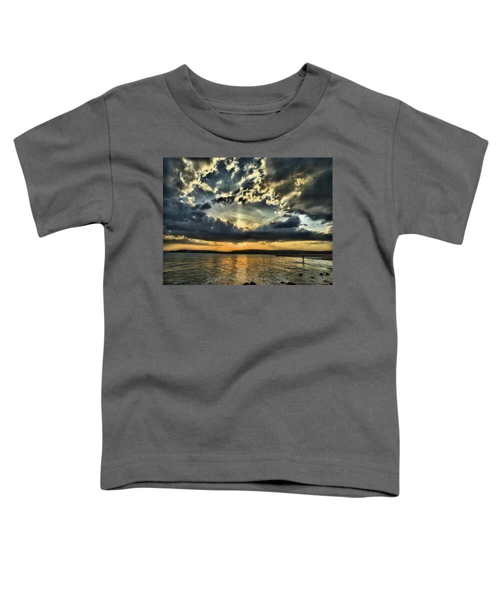 Sunset Toddler T-Shirt featuring the photograph ... Never Walk Alone by Bruce Gannon