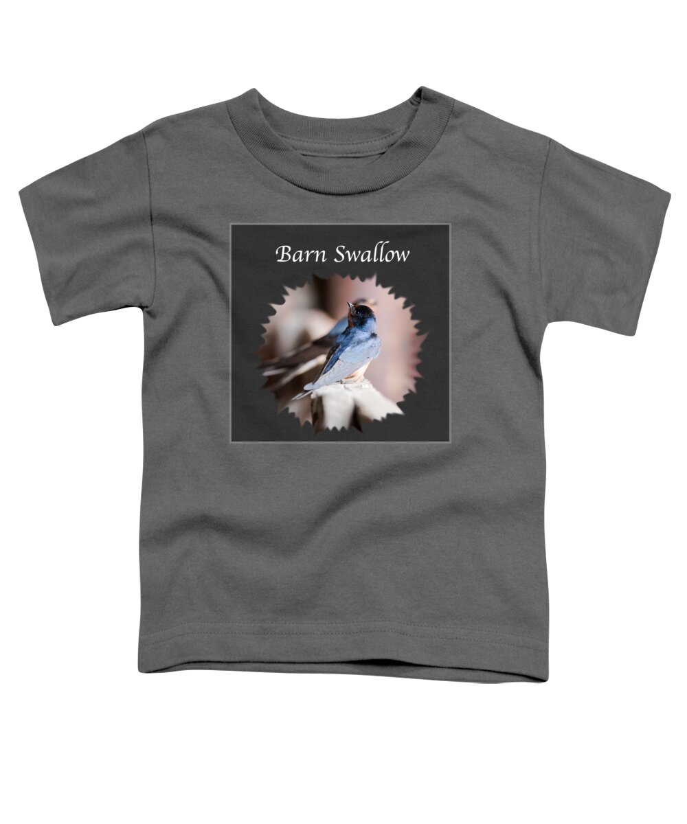 Barn Swallow Toddler T-Shirt featuring the photograph Barn Swallow by Holden The Moment