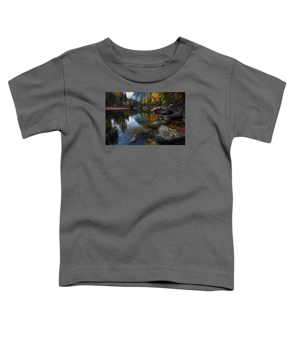 Clouds Toddler T-Shirt featuring the photograph Beautiful Yosemite National Park #1 by Larry Marshall