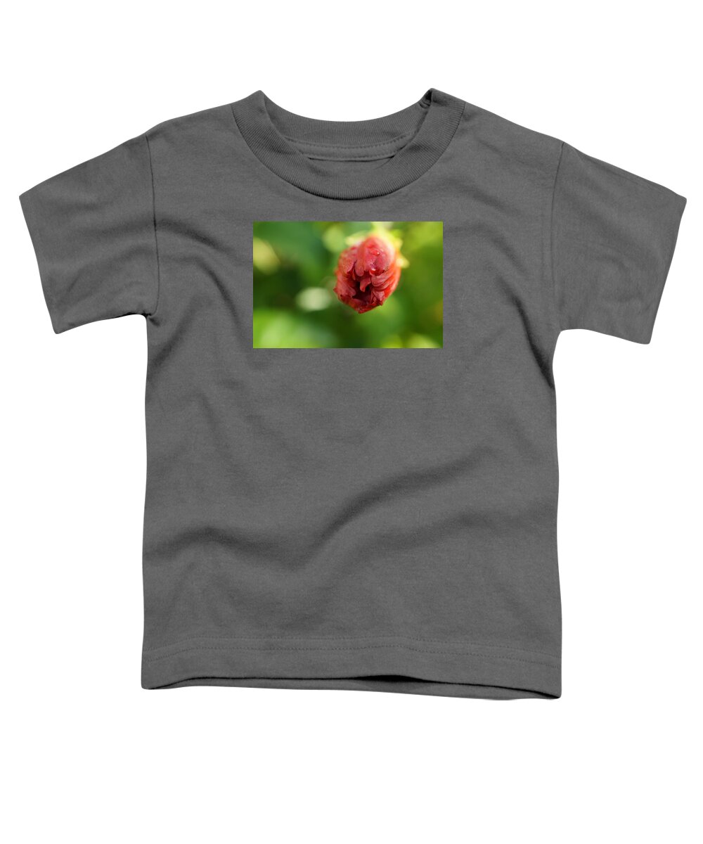 Hibiscus Toddler T-Shirt featuring the photograph Blooming #1 by Faashie Sha