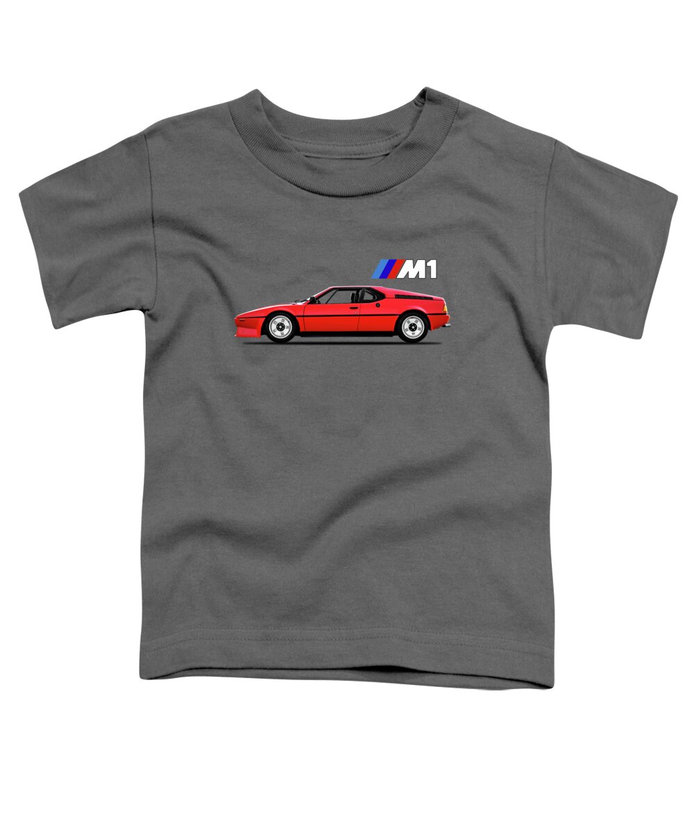 Bmw M1 Toddler T-Shirt featuring the photograph Bmw M1 1979 by Mark Rogan