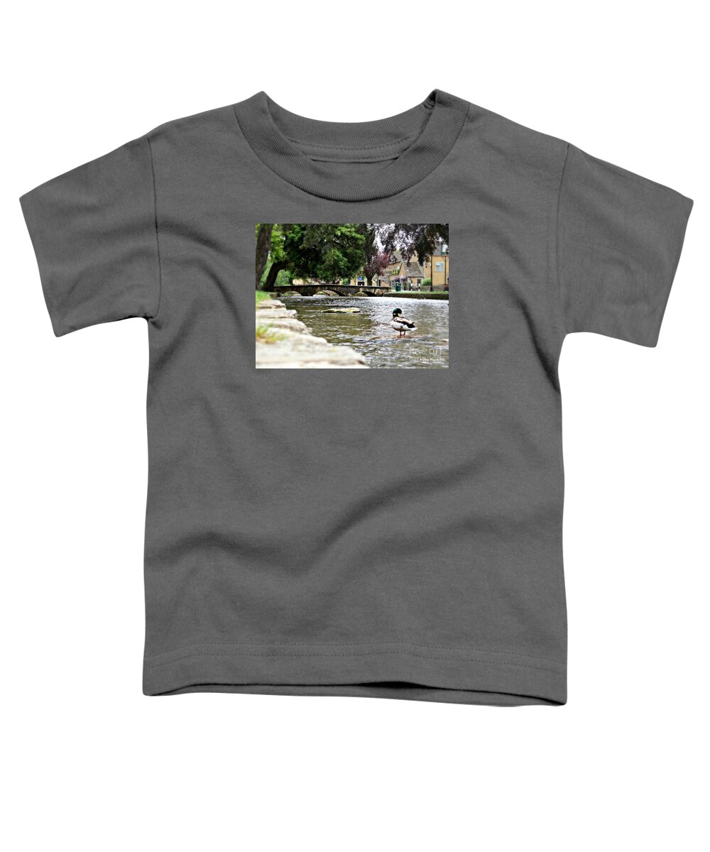 bourton-on-the-water Toddler T-Shirt featuring the photograph Bourton-on-the-Water #1 by Morag Bates