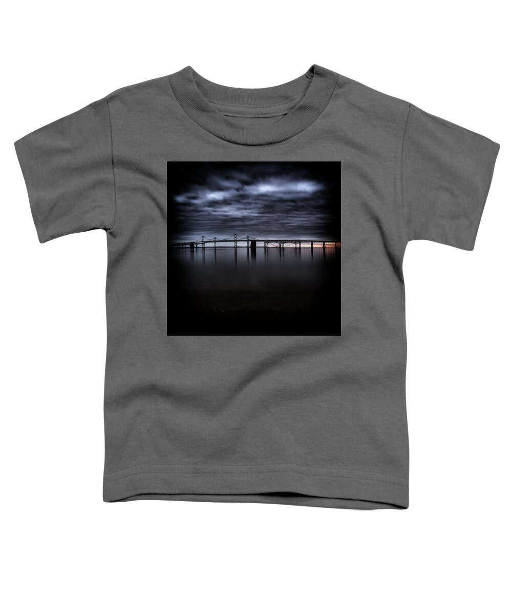 Chesapeake Bay Bridge Toddler T-Shirt featuring the photograph Chesapeake Bay Dream #1 by Robert Fawcett