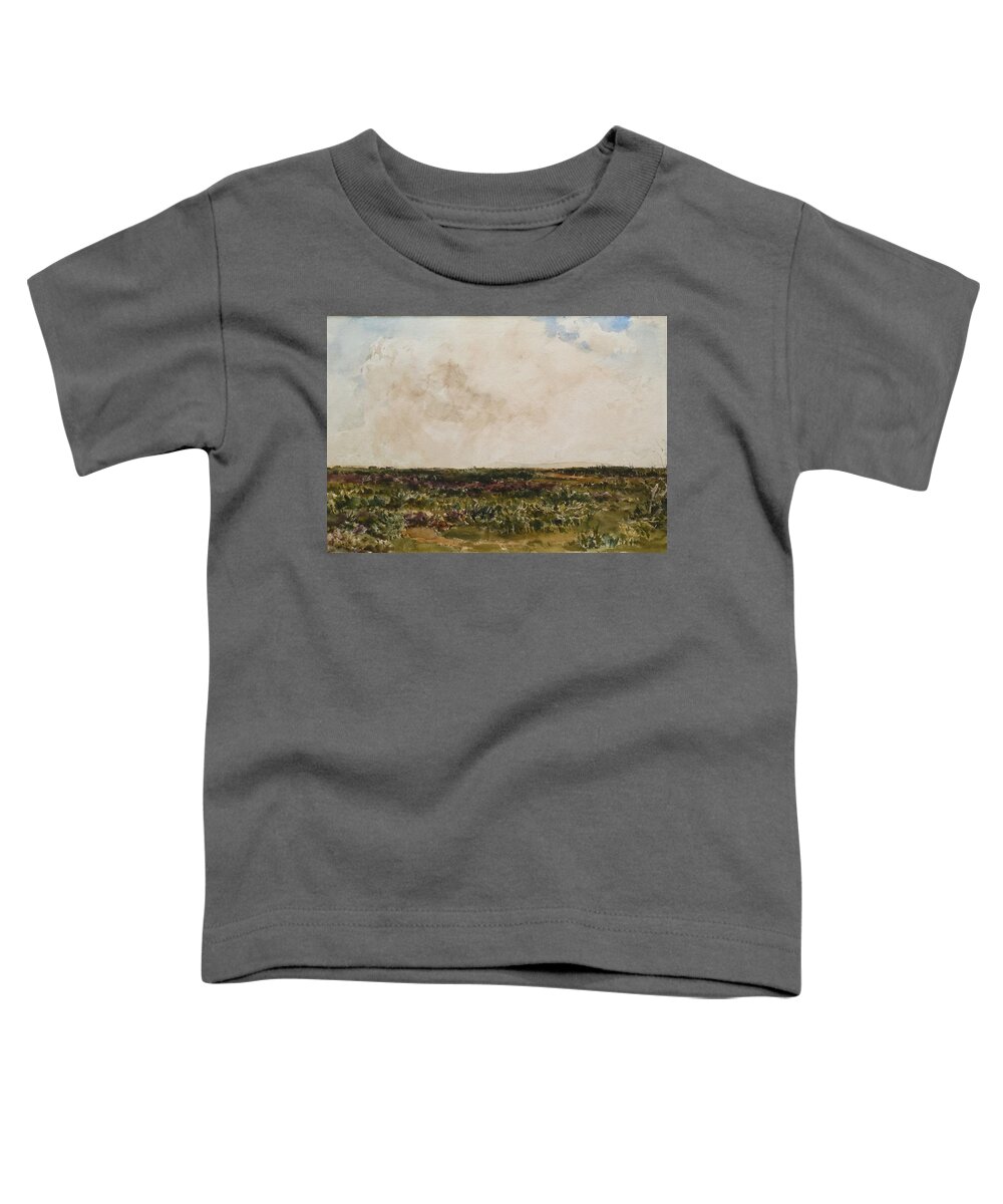 Thomas Collier Toddler T-Shirt featuring the painting Dorset Landscape #1 by MotionAge Designs