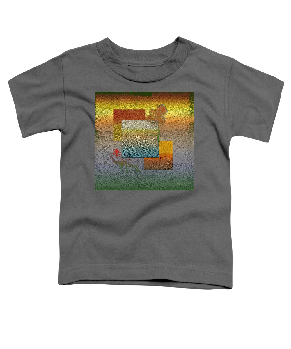 from Dusk Till Dawn Collection By Serge Averbukh Toddler T-Shirt featuring the photograph Early Morning in Boreal Forest #1 by Serge Averbukh