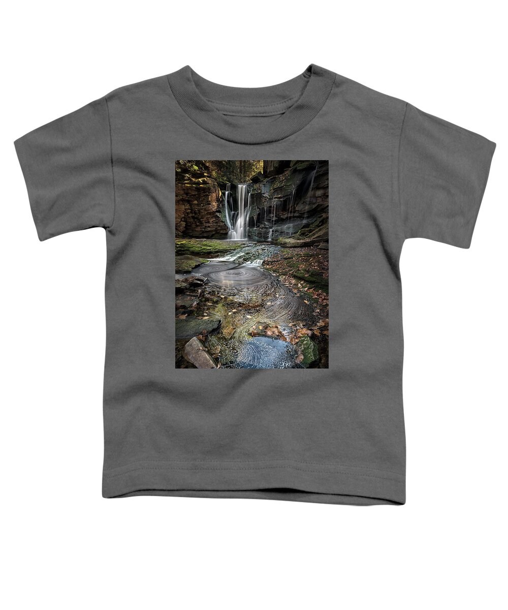 West Virginia Toddler T-Shirt featuring the photograph Elakala Autumn #1 by Robert Fawcett